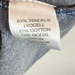 J. Jill Denim Tencel Shirt Dress S Petite Dark Wash Convertible Sleeves Pockets Blue Size undefined Photo 4