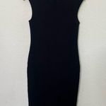 James Perse  Black Sleeveless Fitted Black Dress Textured Womens Size 2 / US M Photo 1