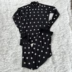 Zozosuit Unisex button print top & pants set in black size 7 NWOT Photo 2