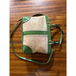 Etienne Aigner Vintage Crossbody Bag Floral Woven Faux Leather Adjustable Strap Photo 13