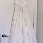 House Of CB Cotton Lace Trim Midi Sundress XS - White Photo 4