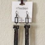 Beautiful Shiny Tassel Drop Party Formal Earrings Gray Photo 0