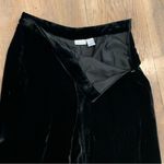 Spiegel  Womans Vintage Black Velour Wide Leg Dress Pants Size 8 Photo 2