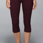 Lululemon  Illumina Crop Bordeaux Drama / Bumble Berry size 4 W6C62S​​ Photo 0