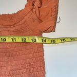 BCBGeneration NWT Papaya Off The Shoulder Smock Peplum Cropped Top Photo 6