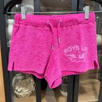 Boys Lie  terry hoodie shorts matching set barbie pink angel logo sweatshirt XS Photo 4