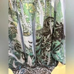 Cato  Size Small Blue Green Black Lightweight Flowy Boho Hippie‎ Shirt Photo 1