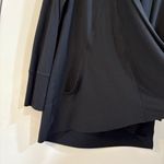 Athleta  Black Pranayama Restore Wrap Cardigan Sweater Womens Large Open Front Photo 4