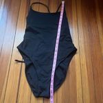 Everlane Black High Neck One Piece Swimsuit Sz S Photo 2