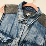 True Religion acid wash denim tunic dress sz Medium. Photo 6