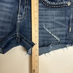 Miss Me  ladies bling gem boyfriend dark wash cut off denim shorts size 26 Photo 4