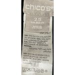 Chico's Women's Black Pull-On Dress Pants Faux Front Pockets Size 2.5 = Lg. 14 Photo 2