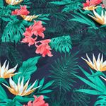 Duluth Pier Genius High Rise Green Floral Active Swim Skirt Size Medium Photo 5