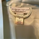 Morgan Taylor NWT  Intimates Satin Short Robe Green Women’s Medium Photo 2
