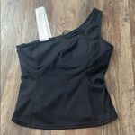 Be Passionate Asymmetrical Tank Black Photo 2