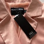 ASOS  - Heartbreak Satin Double Breasted Blazer in Pink Photo 4