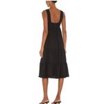 Amanda Uprichard  Mitzi Tiered Midi LBD Dress Size Medium Photo 1
