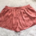 Camila Coelho Estella Lustrous Satin elastic waistband Short Rust/pink size XL Photo 10