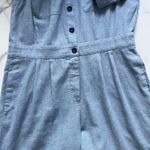 Trovata Audra Jumpsuit vintage Indigo Sz M Lagenlook Boho Chic Chore Minimalist Blue Size M Photo 7