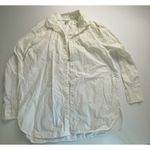 H&M  White Long Sleeve Button Down Shirt Womens‎ XS Extra Small Collared Photo 0