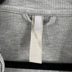 SKIMS Waffle Knit Button Up Pajama Top Grey Size L G Photo 2