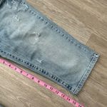 American Eagle  Vintage Light Wash Denim Distressed Capri Bermuda Knee Shorts 6 Photo 94