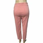 Love‎ Scarlett Straight Leg Cropped Ankle Pants Pull On Dusty Coral Pink 10 Pink Photo 3
