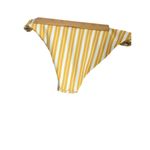 Mustard Yellow and white strip d Bikini color sz Medium Photo 4
