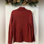EXPRESS Vintage  Women's Cowl Neck Sweater - Deep Red Photo 3