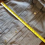 Free People Women’s Denim Full Zip Button Down Peacoat Multi-Pocket Jacket Sz 12 Photo 7