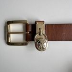 Michael Kors BELT LUGGAGE (TAN) W/ MK LOGO CHARM #553350 -SIZE L Photo 5