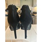 REPORT BRAND Women's Size 9 Strappy Ankle High Heels with Zipper Black Photo 4