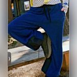 Free People Movement Cuddle Up Pants in Prep School Blue Size M Photo 3