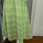 Sabo Skirt Chic Green Plaid Ruffle Dress Photo 2