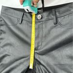 Banana Republic faux leather front black pants. Sz 6 Photo 6
