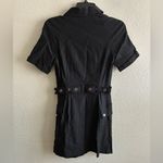 Current Mood Black Belted & Zipped Utility Dress S Photo 5