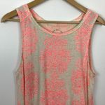 Lucky Brand  Printed Linen Blend Tank Top Size Large Photo 1