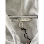 Victoria's Secret “Love Angel” Zip Up Hoodie Sweatshirt Long Sleeve White Sz S Photo 4