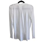 Stella & Dot  Faux Wrap White High Low Blouse Photo 1