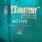 Grey’s Anatomy Active Barco Women’s Teal Scrub Pants Drawstring Pockets 5XL Green Size 5X Photo 2
