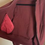 Woman’s Burgundy Hoodie and Skirt Set Size small Red Photo 7