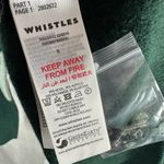 Whistles Stripe Button Neck Jumper Wool Blend Sweater Size Small Green Multi Photo 5