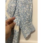 Target RIXO Puff Sleeve Light Blue Floral Maxi Dress Women’s Size 10 Feminine Photo 4