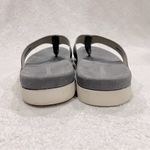 Spenco Orthotic Thong Sandals in Grey Shimmer Cheetah Print 9.5 Gray Photo 7