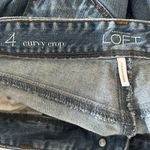 Loft Ann Taylor curvy crop jeans size 4 Photo 2