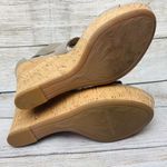 Franco Sarto Tan Leather Platform Wedge Ankle Strap Sandal Size 10 Photo 6