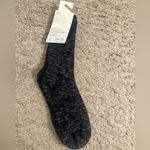 Aerie  Black Thick Textured Marled Crew Socks Photo 2