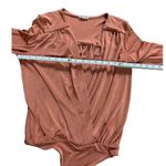 Free People Turnt Long Sleeve Bodysuit in Ginger Spice Sz M Photo 6