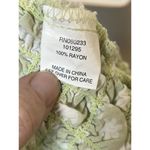 Kendall + Kylie Boho Chic green and white floral crop top in women’s Size M Photo 3