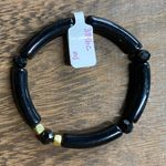 NWT Handcrafted black tube bracelet Photo 1